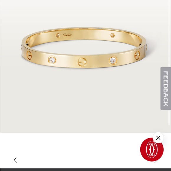 Cartier D’Amour earrings and Love bracelet 4 diamonds - Picture 16 of 17